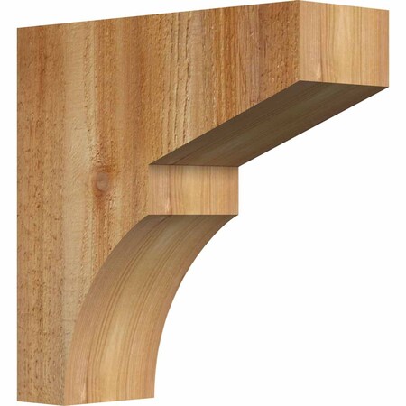 Ekena Millwork Monterey Rough Sawn Corbel, Western Red Cedar, 4"W x 12"D x 12"H COR04X12X12MON00RWR